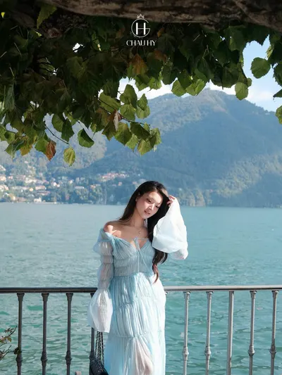 CHAU HY Velour Sea Dress 2