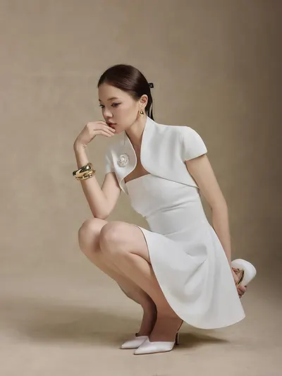 Dahlia dress and jacket 5