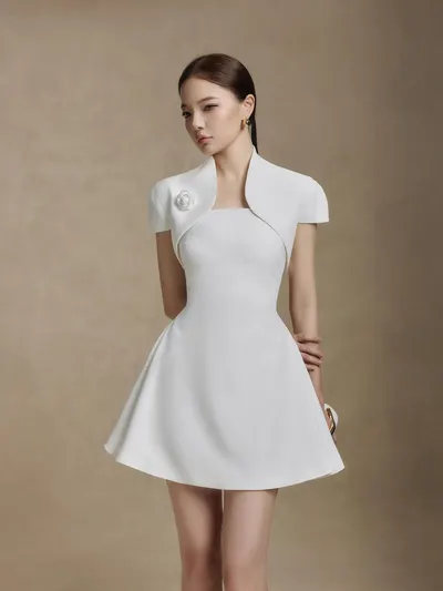 Dahlia dress and jacket 7