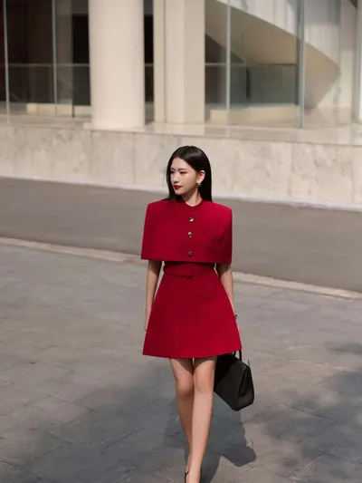 Bowie cape dress 9