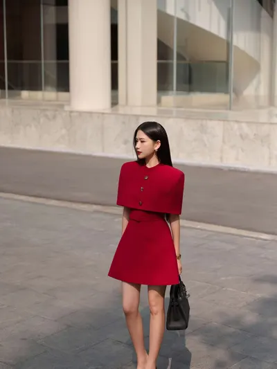 Bowie cape dress 10