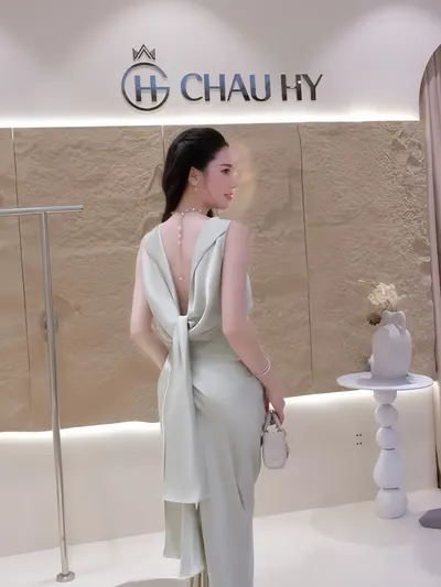 Ethereal Dress Green 7