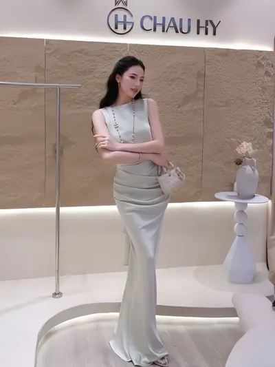 Ethereal Dress Green 8