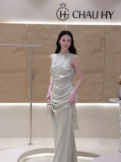 Ethereal Dress Green 10