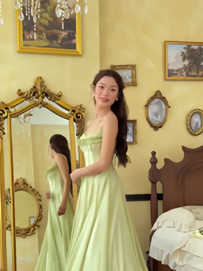 MATCHA DRESS แม็กซี่เดรสสายเดี่ยว 7
