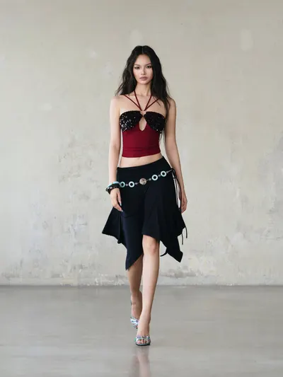 MOSAIC by Feiin - Mora Top & Noir Skirt Set 1