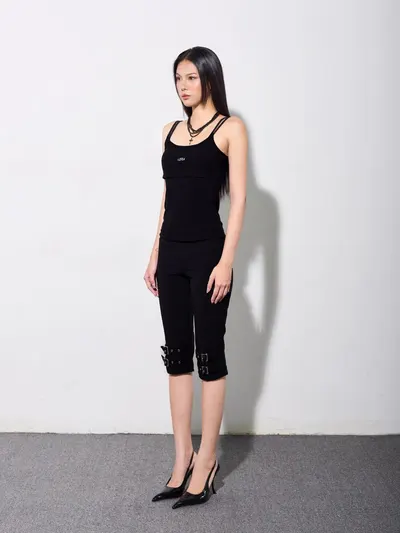 CERA Iconic Top & Skinny Bermuda Pants Set 3