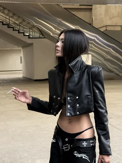 MIDNIGHT CROP JACKET 7