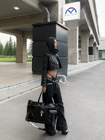 MIDNIGHT CROP JACKET 5