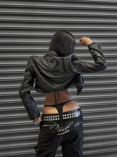 MIDNIGHT CROP JACKET 6