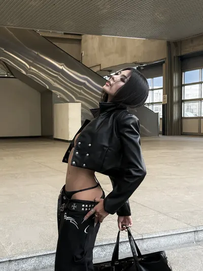 MIDNIGHT CROP JACKET 8
