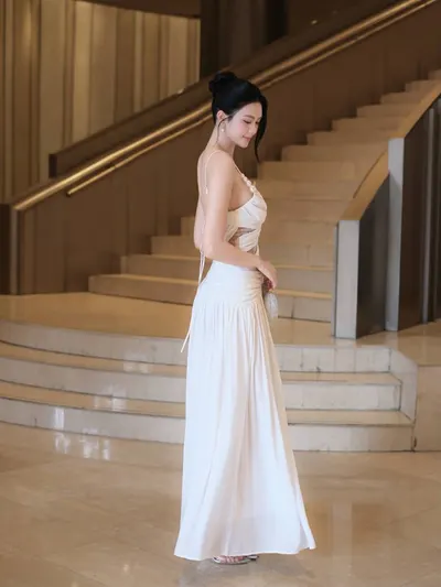 Thao Bibi Brand White Lace Dress 4