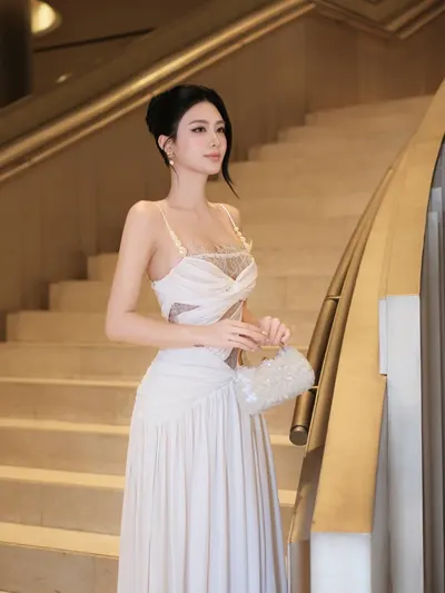 Thao Bibi Brand White Lace Dress 5