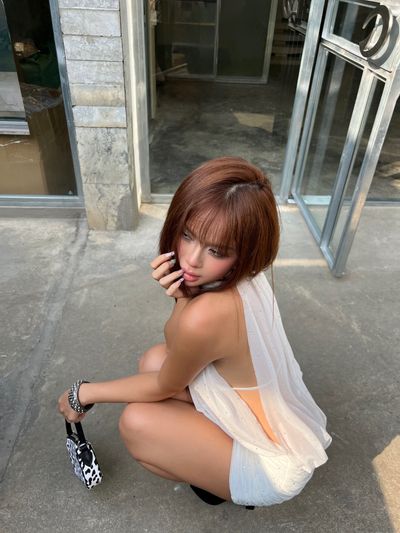 Noir Siren White Glitter Dress เดรส+บรา 9