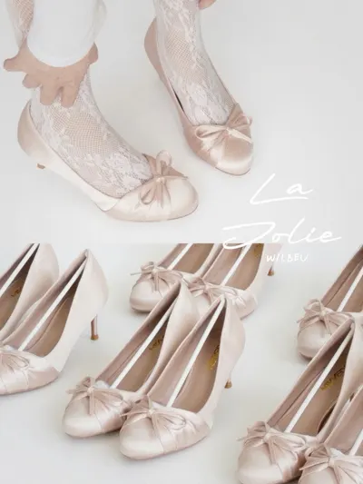 La Jolie  รองเท้าส้นเตี้ยสไตล์บัลเลต์ 2